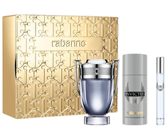 Rabanne Invictus - EDT 100 ml + deodorant spray 150 ml + EDT 10 ml