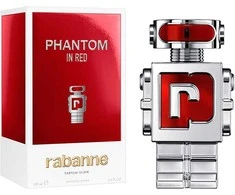 Paco Rabanne Rabanne Phantom In Raudona Parfum Eliksyras PP kvepalai vyrams, 150 ml