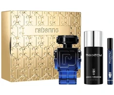 Paco Rabanne Phantom Intense Eau De Perfume Purškiklis, 100 ml rinkinys 3 vnt.