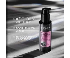 Redken Naked Gloss Aceite Ultraligero Brillo Efecto Espejo y Protección Térmica, 100 ml