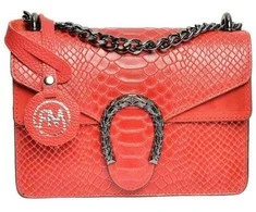 Roberta M Moteriška odinė rankinė RM8140 Rosso