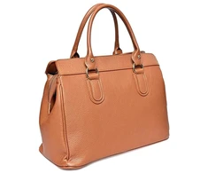 Roberta M Women's leather handbag RM1805 Cognac