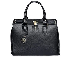 Roberta M Women's leather handbag RM1805 Nero