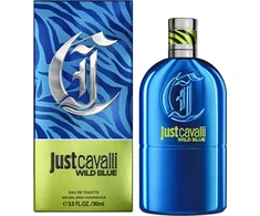 Roberto Cavalli Just Cavalli Wild Mėlyna EDT tualetinis vanduo vyrams, 90 ml