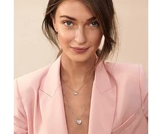 Rosato Bronze vienetiniai auskarai Širdelė su cirkoniais Storie RZO047