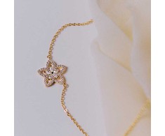 Rosato Gold-plated pakabukas Flower with cubic zirconias RZGA84