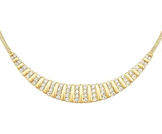 Rosefield Gold-plated pakabukas with crystals Striped Slate JNSSG-J1286