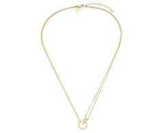 Rosefield Auksu padengtas vėrinys su Swarovski kristalais „Love Connection“ JNLCG-J1315