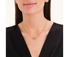 Rosefield Auksu padengtas vėrinys su Swarovski kristalais „Love Connection“ JNLCG-J1315