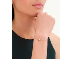 Rosefield Gold-plated steel bracelet with pearl JBPCG-J1295