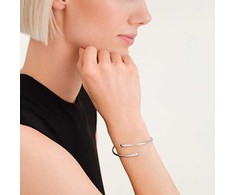 Rosefield Open solid steel bracelet JBCBS-J1048