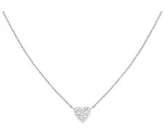 Rosefield Plieninis vėrinys „Širdis“ su cirkoniais „Pavé“ JNPHS-J1320