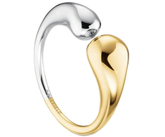Rosefield Stylish bicolor ring for women Dome JRDD50D