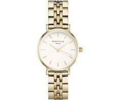 Laikrodis Rosefield The Small Edit Baltas Steel Gold 26WSG-267