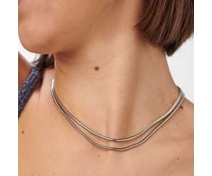 Sagapo Dvigubas prabangus Hadek Chunky SHK110 plieno vėrinys
