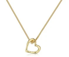 Sagapo Gold-plated pakabukas with heart Emotion SMO04