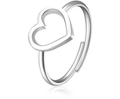 Sagapo Švelniai atidaromas žiedas Heart Click SCK90