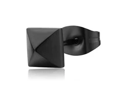 Sagapo Juodas steel single earring Snap SNP26