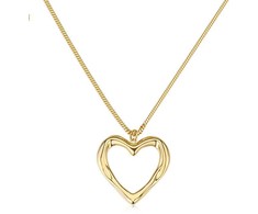 Sagapo Gold-plated pakabukas with heart Emotion SMO02