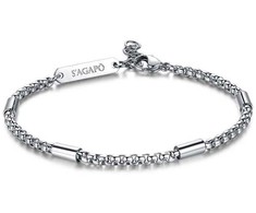 Sagapo Steel bracelet Ripple SRP13