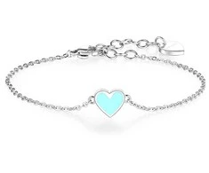 Sagapo Steel bracelet with heart Click SCK12