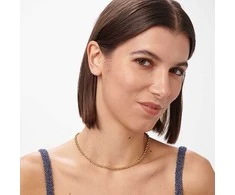 Sagapo Stylish auksinis-plated chain Valis Chunky SHK107