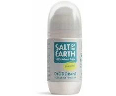 Natūralus rutulinis dezodorantas „Salt Of The Earth“ bekvapis (Deo Roll-on), 75 ml