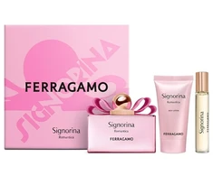 Salvatore Ferragamo Signorina Romantica - EDP 100 ml + body lotion 50 ml + EDP 15 ml