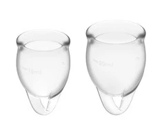 Satisfyer Menstruacinė taurelė Pasijauskite savimi patenkinti (violetinė)