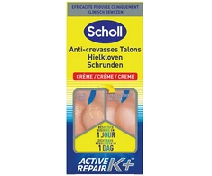 Scholl Active Repair K+ Cracked Heel Kreminis - Krém na paty 120ml