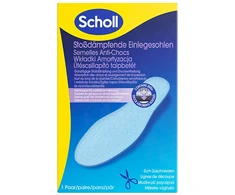 Scholl Shoe inserts Shock Reducer Shock-absorbing Insoles 1 pair