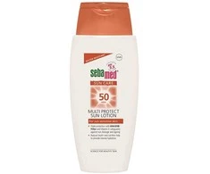 SebaMed įdegio losjonas su SPF 50 nuo saulės (daugiafunkcis apsauginis losjonas nuo saulės), 150 ml, unisex
