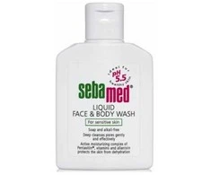 SebaMed Sensitive Skin Face &amp; Kūno prausiklis Skystas muilas