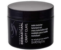 Sebastian Professional Craft Clay Arcilla Mate Texturizador y Definidor Del Cabello, 50 g