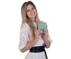 Segali Moteriška odinė piniginė 7106 B sage