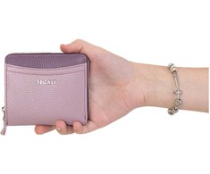 Segali Moteriška odinė piniginė 7544 B orchidėja/rožė