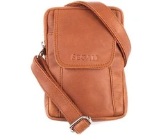 Segali Leather crossbody bag 107 cognac