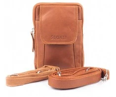 Segali Leather crossbody bag 107 cognac