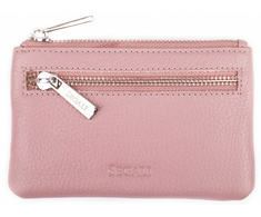 Segali Leather mini wallet-key ring 7291 cameo rose