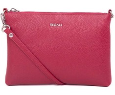 Segali Moterų odinė crossbody rankinė A6C viva magenta