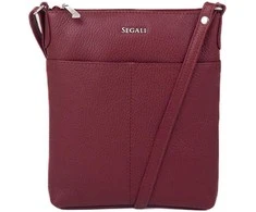 Segali Dámská kožená crossbody kabelka 7001 B bordo