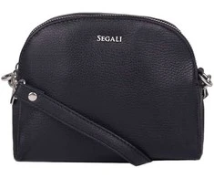 Segali Women´s leather crossbody handbag 12 Juodas