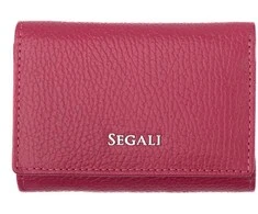 Segali Dámská kožená peněženka 7106 B viva magenta