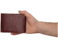 Segali Vyriška odinė piniginė 103 A ruda