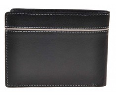 Segali Men´s leather wallet 7101 juodas