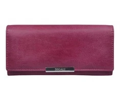 Segali Moteriška odinė piniginė 7066 fucsia