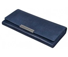 Segali Moteriška odinė piniginė 7066 indigo