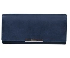 Segali Moteriška odinė piniginė 7066 indigo