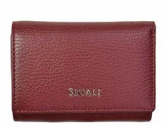 Segali Moteriška odinė piniginė 7106 B bordo
