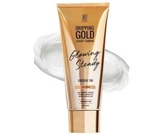 Savaiminio įdegio kremas Šviesus / vidutinis Dripping Gold Glowing Steady (laipsniškas įdegis) 200 ml